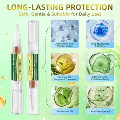 Toenail Fungus Treatment Pen Extra Strength – 0.17 Fl Oz (Pack of 6), White