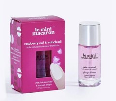 Le Mini Macaron Raspberry Scented Cuticle Oil Berry Bisous Nail Oil 10 mL