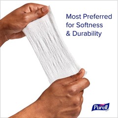 PURELL Cottony Soft Hand Sanitizing Wipes Clean 24 Count (Pack of 4), Clear