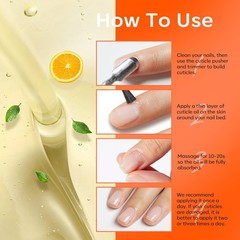 Quick-Dry 15ml Nail Growth Oil with Precision Brush for Flawless Application