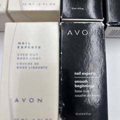 Vintage Avon Nail Experts Nail Care Lot: top shine, liquid silk wrap