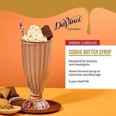 DaVinci Gourmet Cookie Butter Syrup, 25.4 Fl Oz (Pack of 1),