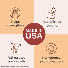 Beauty by Earth Organic Nail & Cuticle Oil 2 Pack – USA Made, Strength Repair