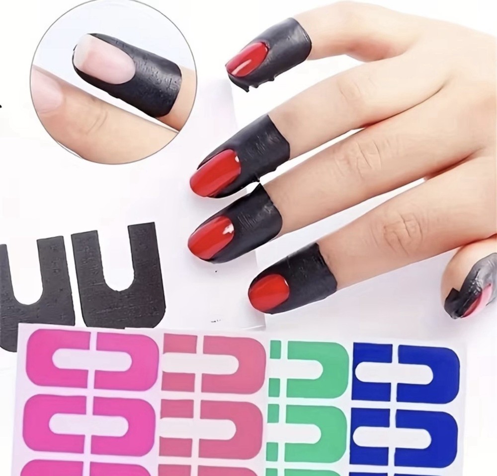 Cuticle Protector Guard for Fingers and Toes, Silicone, U-Shape, BRAND NEW