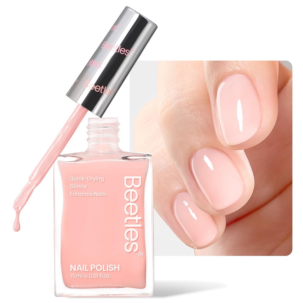 Beetles Nail Strengthener and Growth – 2 0.5 Fl Oz (Pack of 1), Peach Liqueur
