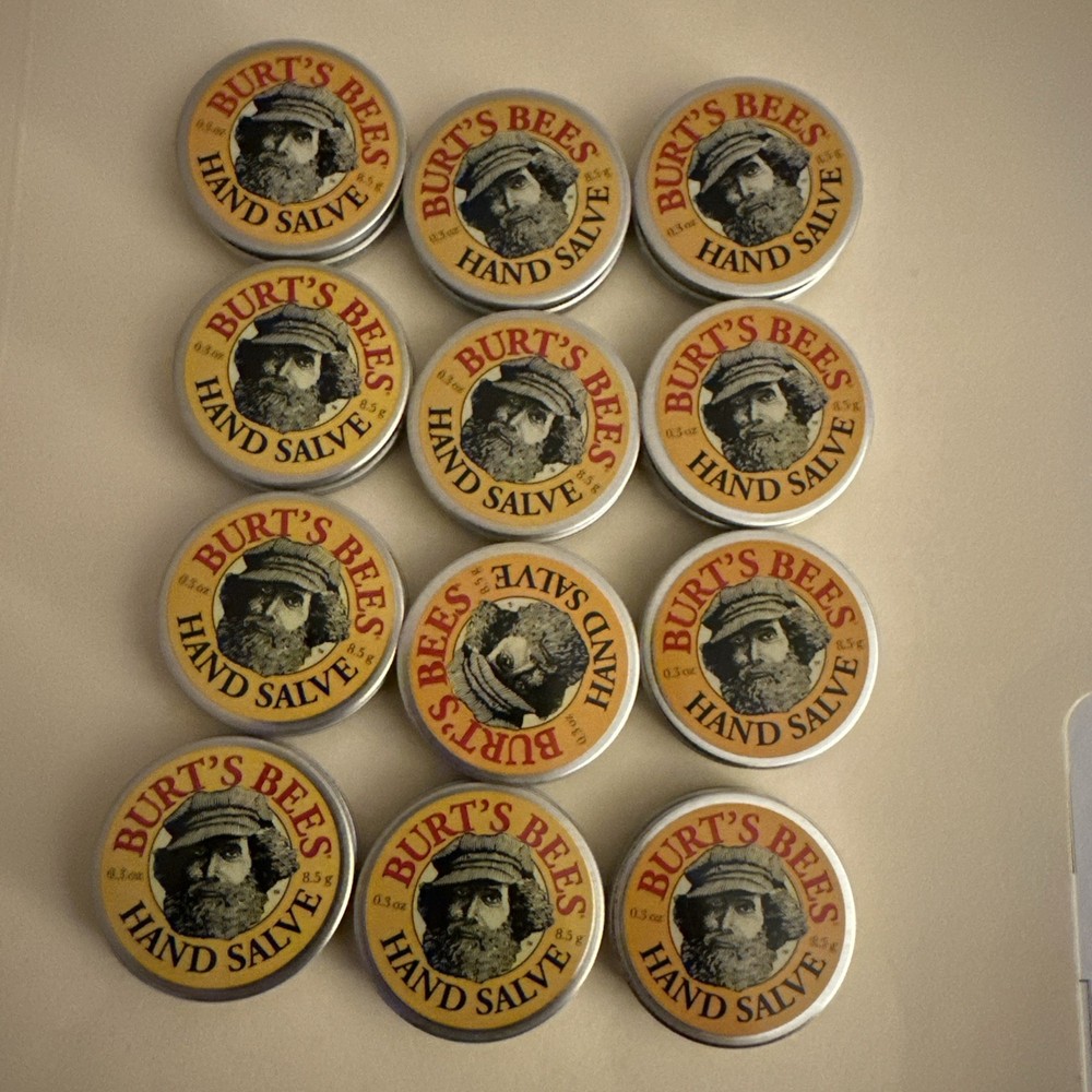 12 Pack Burt’s Bees Hand Salve a Farmer’s Friend .03 oz
