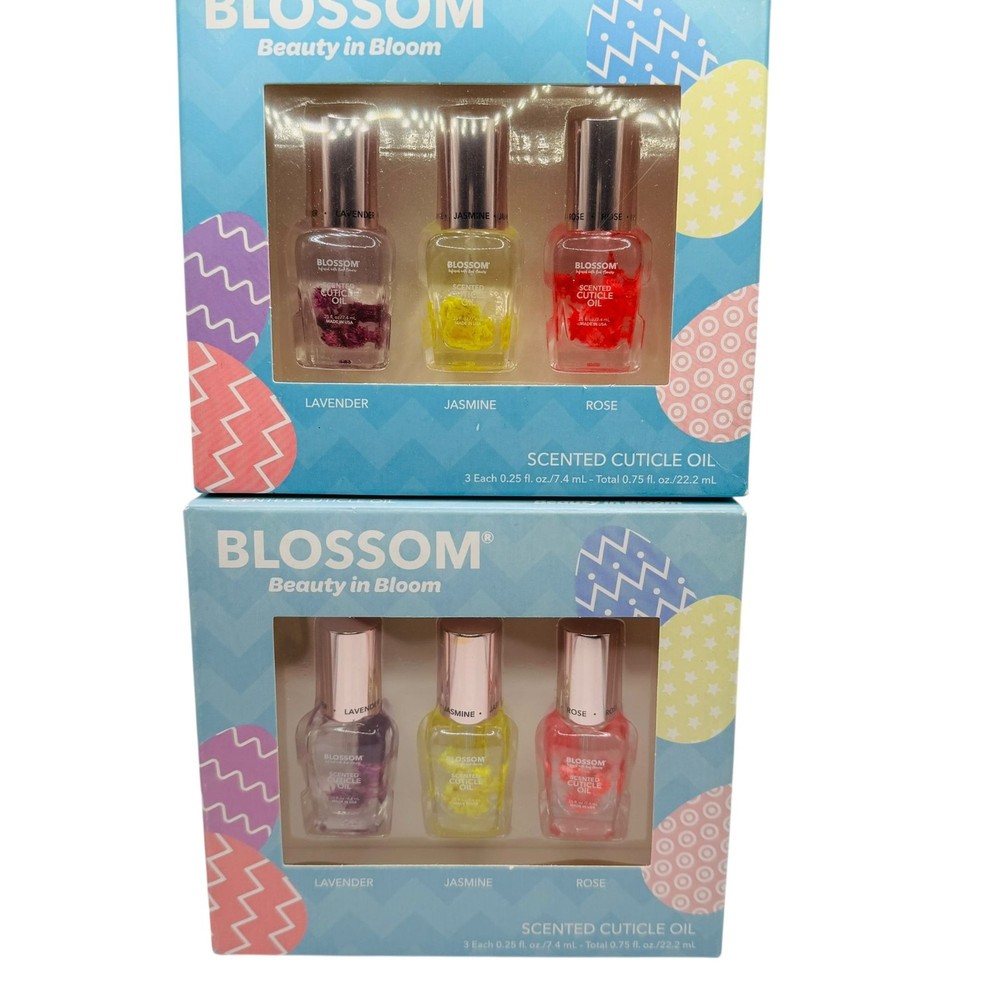 2 packs of Scented Cuticle Oil 3-Pack Lavender Jasmine Rose Essential Oils