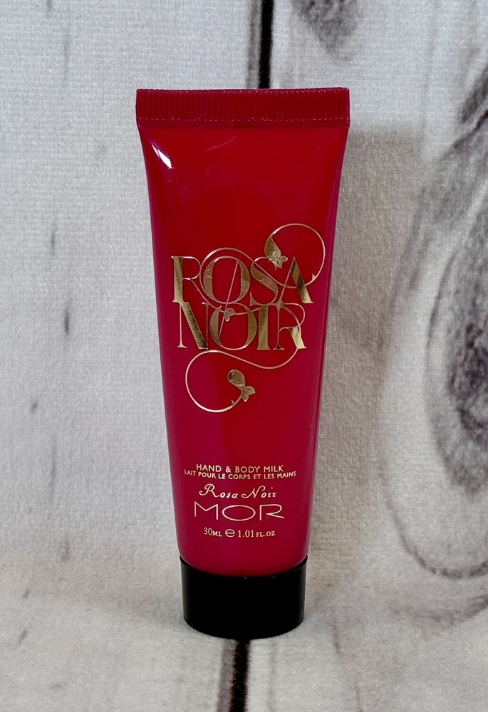 New & Sealed MOR Rosa Noir Hand & Nail Cream Body Milk Ipsy 1.01 oz Rare & HTF