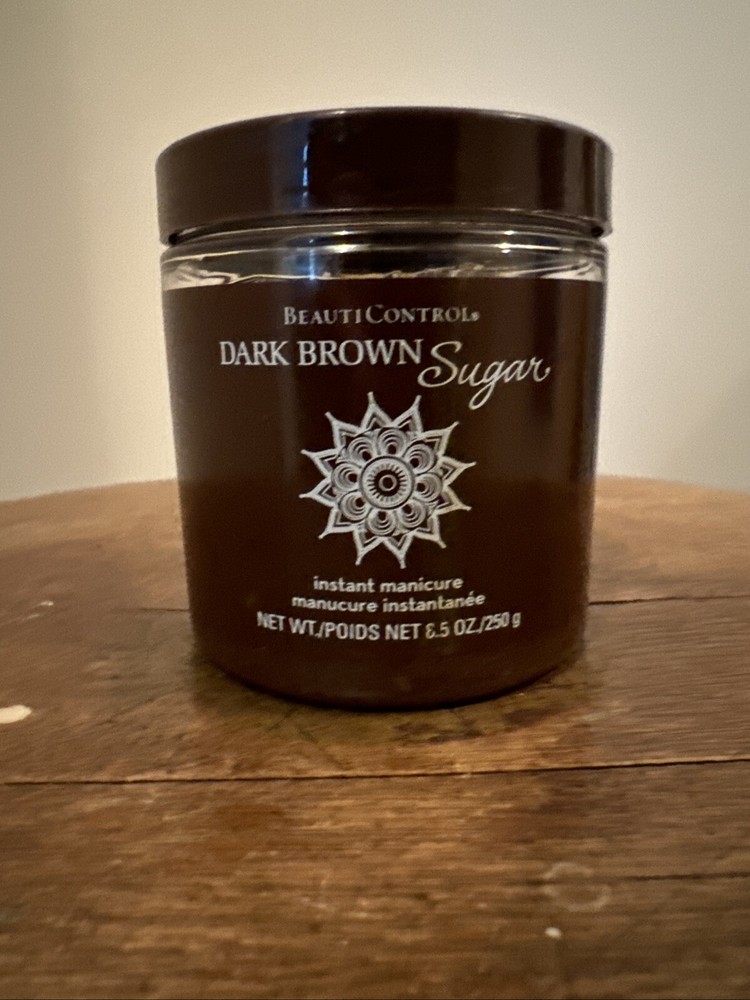 BeautiControl Spa Dark Brown Sugar Instant Manicure Treatment 10 oz. NEW SEALED!