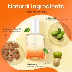 Quick-Dry 15ml Nail Growth Oil with Precision Brush for Flawless Application
