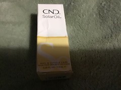 cnd solar oil .25 oz new box