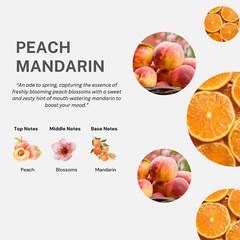 Fruits & Passion Cucina Peach and Mandarin Hand Care Duo Set(Hand Butter & Soap)