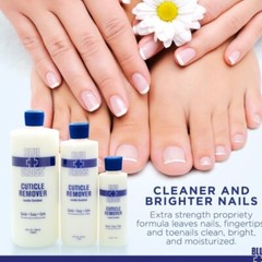 4 – 6 oz Bottles, Blue Cross Professional Nail Care Moisturizing Cuticle Remover