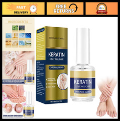 Keratin Nail Treatment Oil – Strengthener with Aloe Vera & Lavender, Repairs Wea
