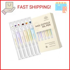 Born Pretty 6Pcs Nail Cuticle Oil Pen,Cuticle Revitalizer Oil Nails Nutrition Oi