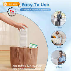 Fungal Nail Treatment Swabs–100 Ct, Extra 0.02 Fl Oz (Pack of 100), White