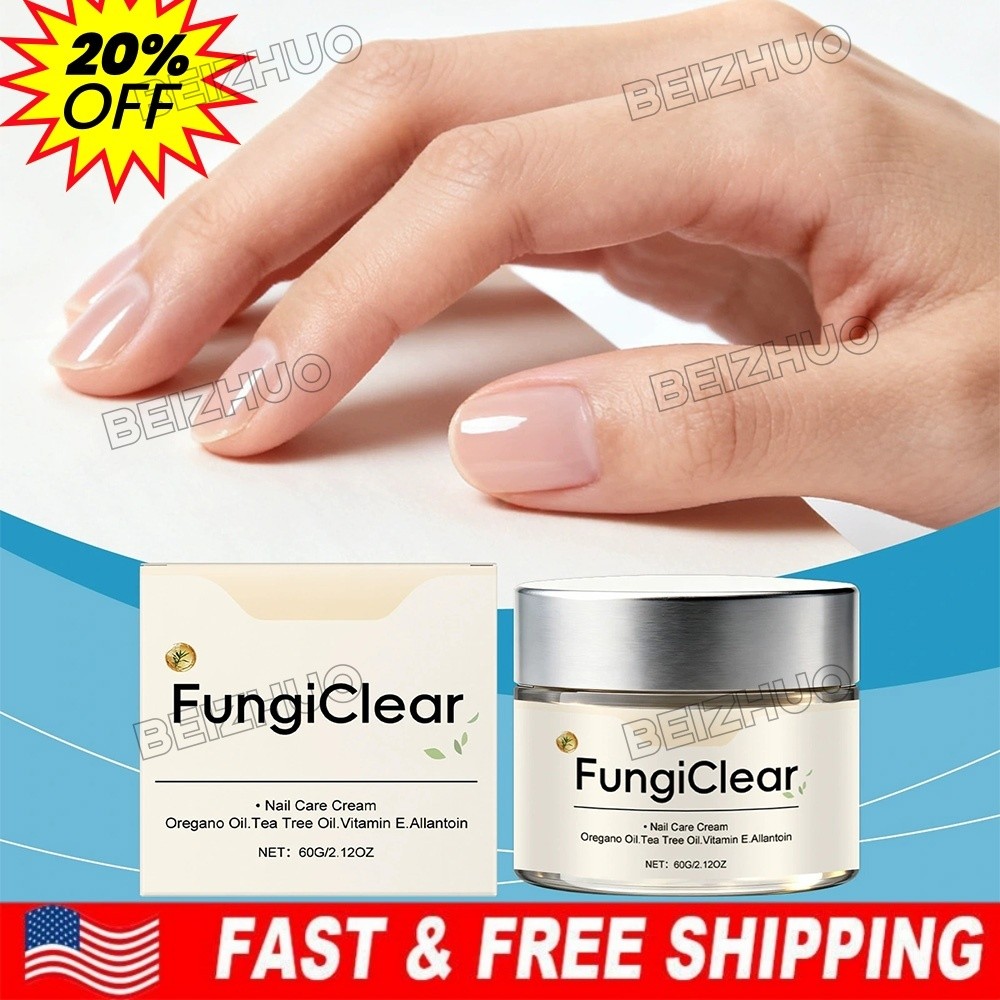 FungiClear Phrena Nail Care Cream With Tea Tree Oil,Oregano Oil,Vitamin 60g E,