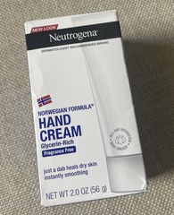 NIB Neutrogena Fragrance Free Hand Cream, 2 oz.
