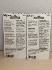 Sally Hansen Nail Rehab, Charcoal Resurfacer, Finger, Exfoliator – 2 Packs