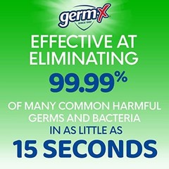 Germ-X Hand Sanitizer Gel with Aloe and Vitamin E | Moisturizing | No Rinse Form