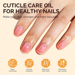 6Pcs Cuticle Oil Pen Set,Nail Moisturizing Cuticle Oil Enriched with Vitamin E,S