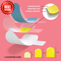 20 Count Nail Patches Strengthening Repair Growth Cuticle Treatment SOS US