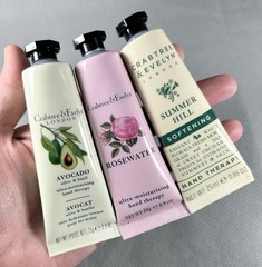 Crabtree & Evelyn 3 Hand Therapy Set Avocado Rosewater Summer Hill .9 Oz NEW