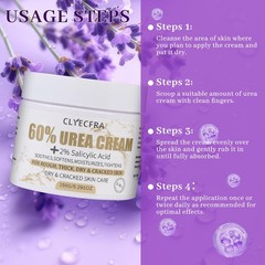 Clyecfra 5-in-1 60% Urea Cream with 2% Salicylic Acid, 60 Percent…