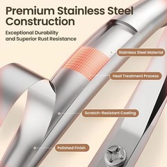 Cuticle Trimmer for Mani and Pedi, Stainl Steel Cuticle