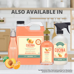 Fruits & Passion Cucina Peach and Mandarin Hand Care Duo Set(Hand Butter & Soap)