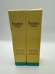 (2) butter London so buff hand & foot polish with glycolic acid. 1.48 Oz NIB