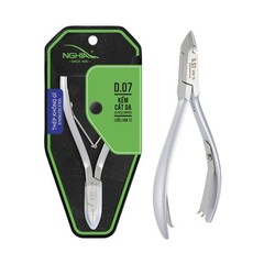 NGHIA Cuticle Nipper D-07 JAW 12 Stainless Steel Sharp Ergonomic Manicure Tool
