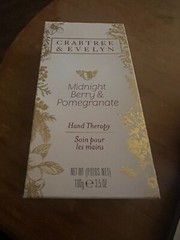 Crabtree & Evelyn Midnight Berry & Pomegranate Hand Therapy 3.5 oz NIB