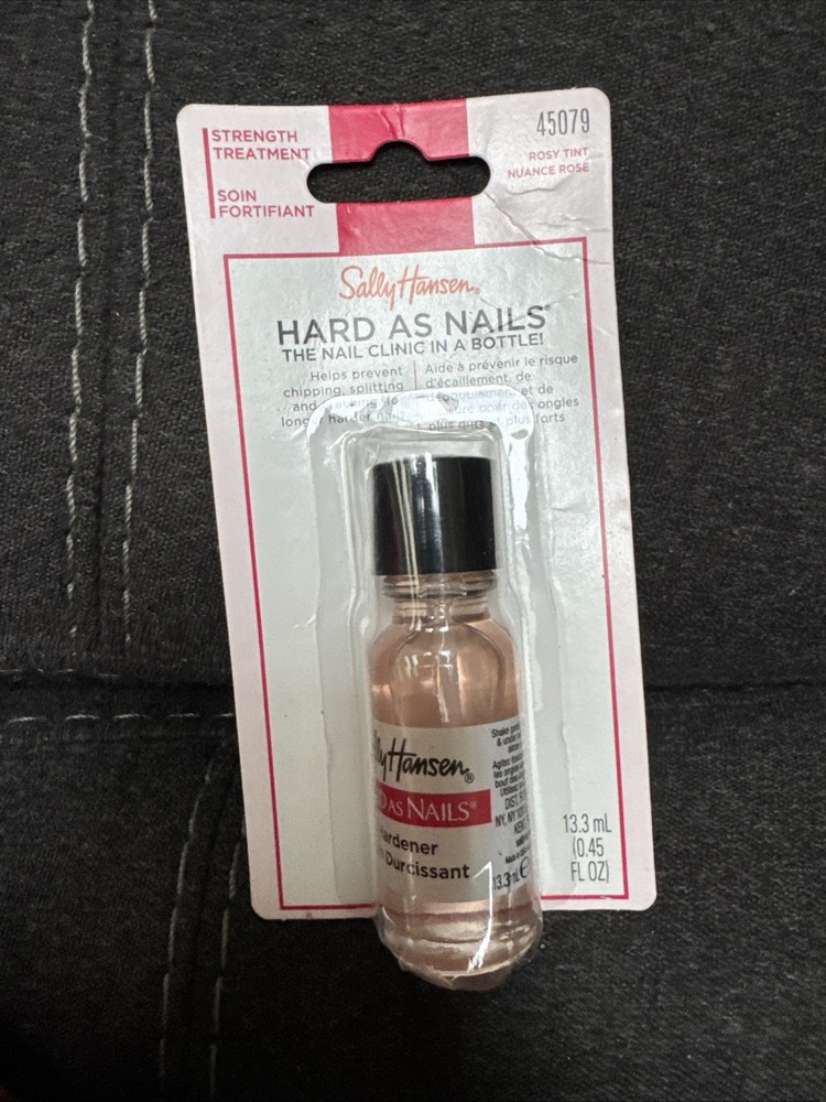 Sally Hansen Hard As Nails Nail Hardener, 0.45 fl oz, Natural Tint 45079