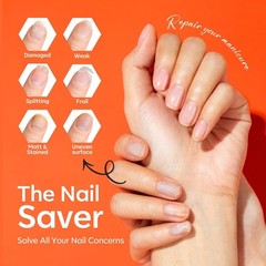 Natural Organic Nail Care – Clear Strengthener & Growth Oil for Damaged Nails