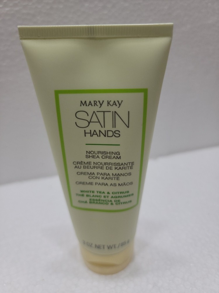 Mary Kay Satin Hands Nourishing Shea Cream White Tea & Citrus 3 Oz