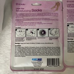 3-pk Epielle Moisturizing Socks Sunflower Seed Oil Avocado Oil Vitamin E