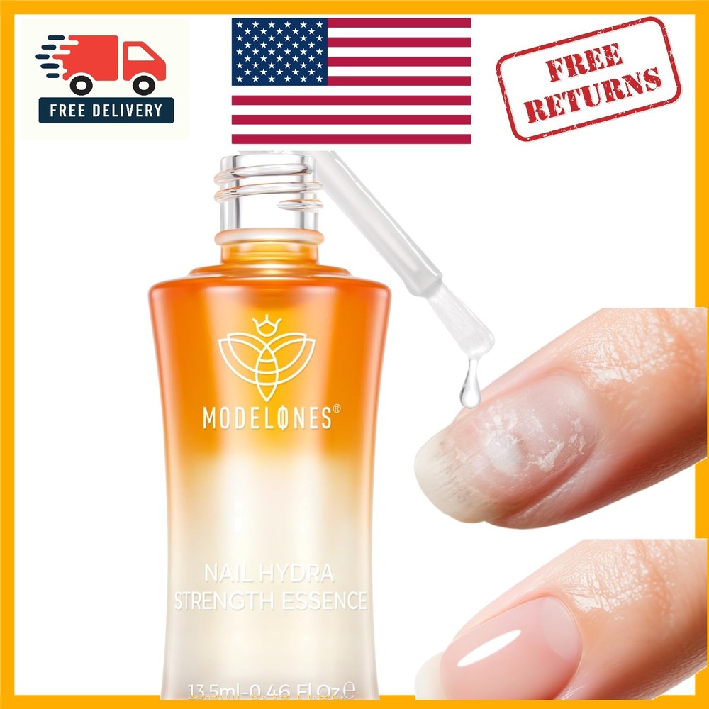 Natural Organic Nail Care – Clear Strengthener & Growth Oil for Damaged Nails