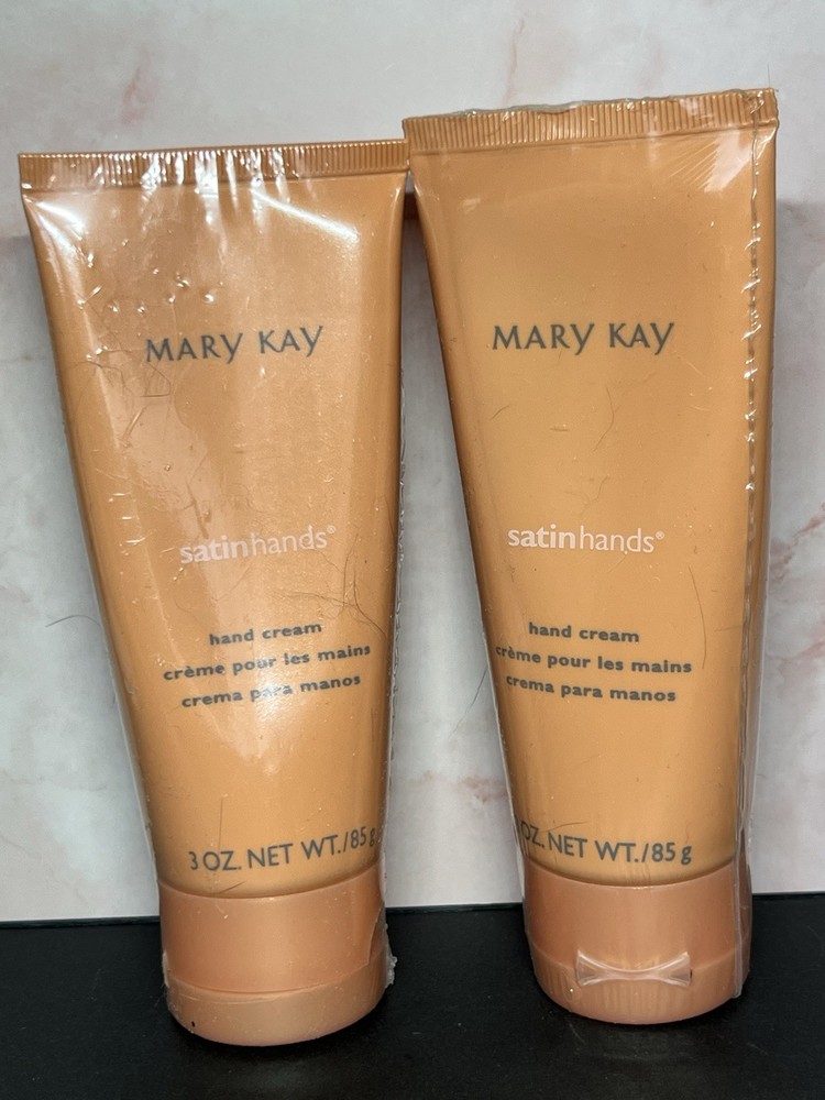 Lot Of 2 Mary Kay Satin Hands Hand Cream 3 Oz Each SEALED