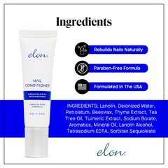 Elon Lanolin-Rich Nail Conditioner – Strengthens 0.35 Ounce (Pack of 1)