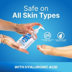 Germ-X Hydrating Hand Sanitizer, with Hyaluronic Acid, 8 8 Fl Oz (Pack of 6)
