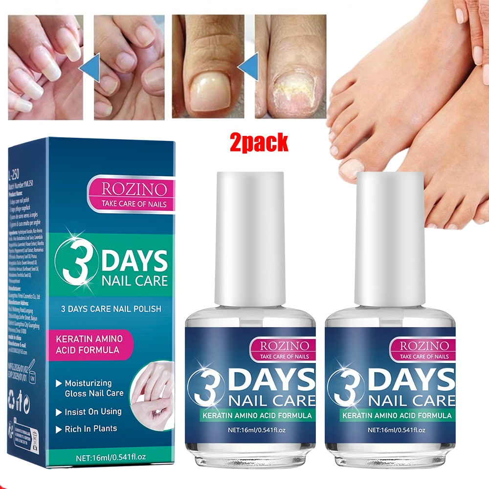 2PACK ROZINO Nail Care – Keratin Amino Acid Superior Nail Nourish 16ml