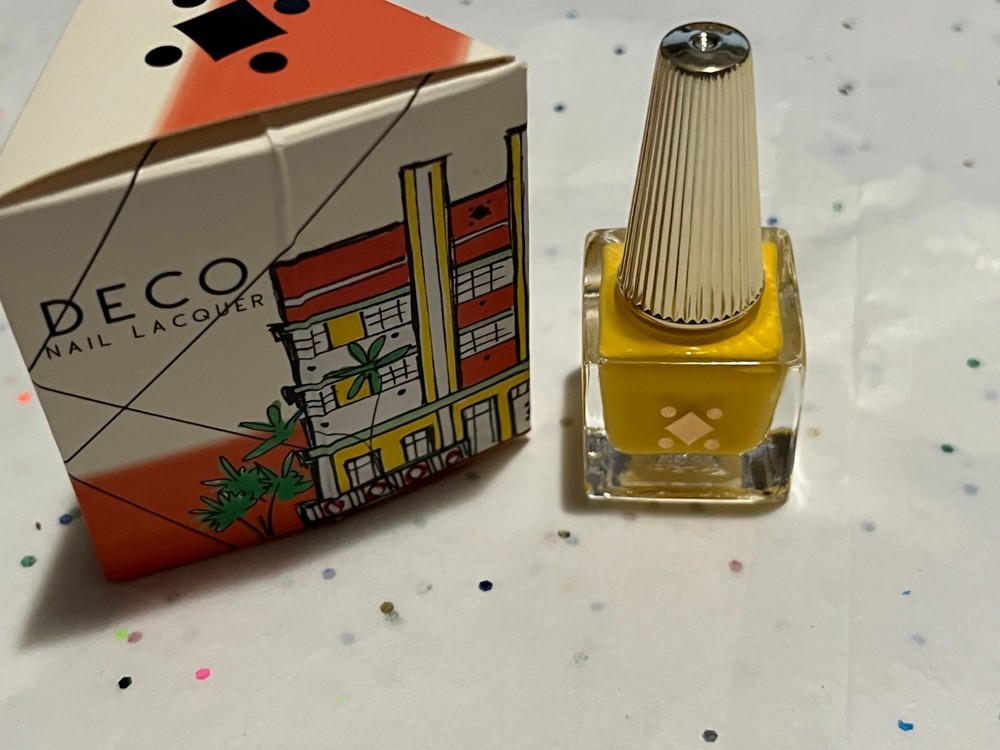 Deco Miami Tequila Sunrise Nail Lacquer BRAND NEW IN BOX Vegan Cruelty-Free