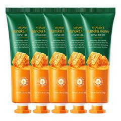 5Pcs Manuka Honey Hand Cream Prevent Dryness Hand Lotion Easy To Absorb 30g/pc