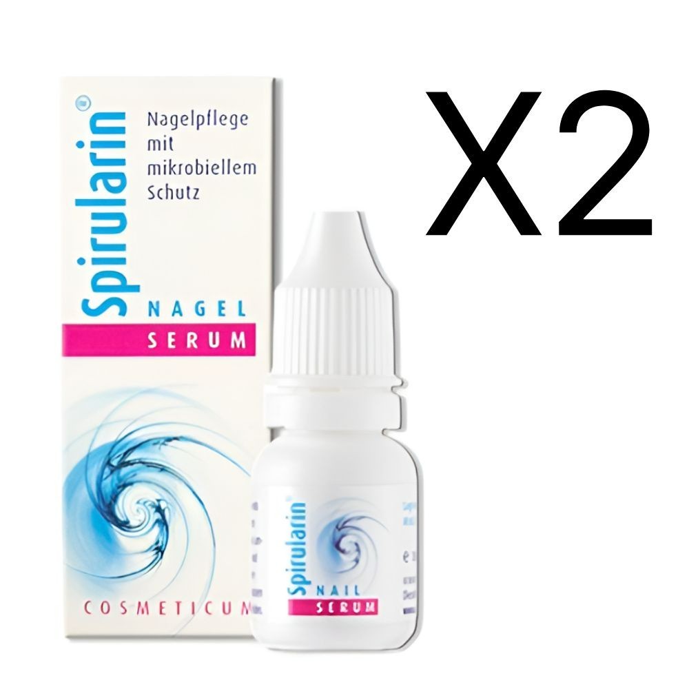 [2 Pack] Spirularin Nail Serum 10ml damaged nails repair active microalgae
