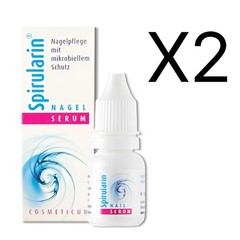 [2 Pack] Spirularin Nail Serum 10ml damaged nails repair active microalgae