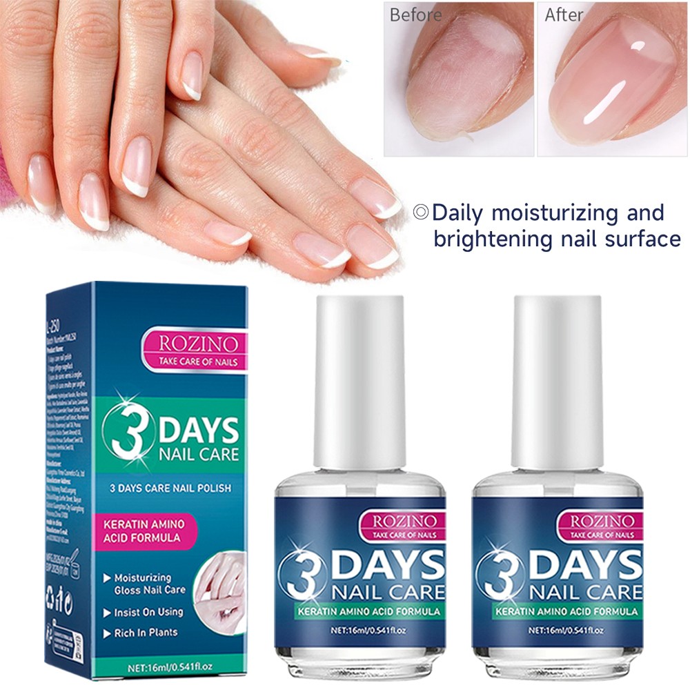 2Pcs 3-DAY Nail Care Treatment Polish Keratin & Amino Acid Moisturizing Nail Oil