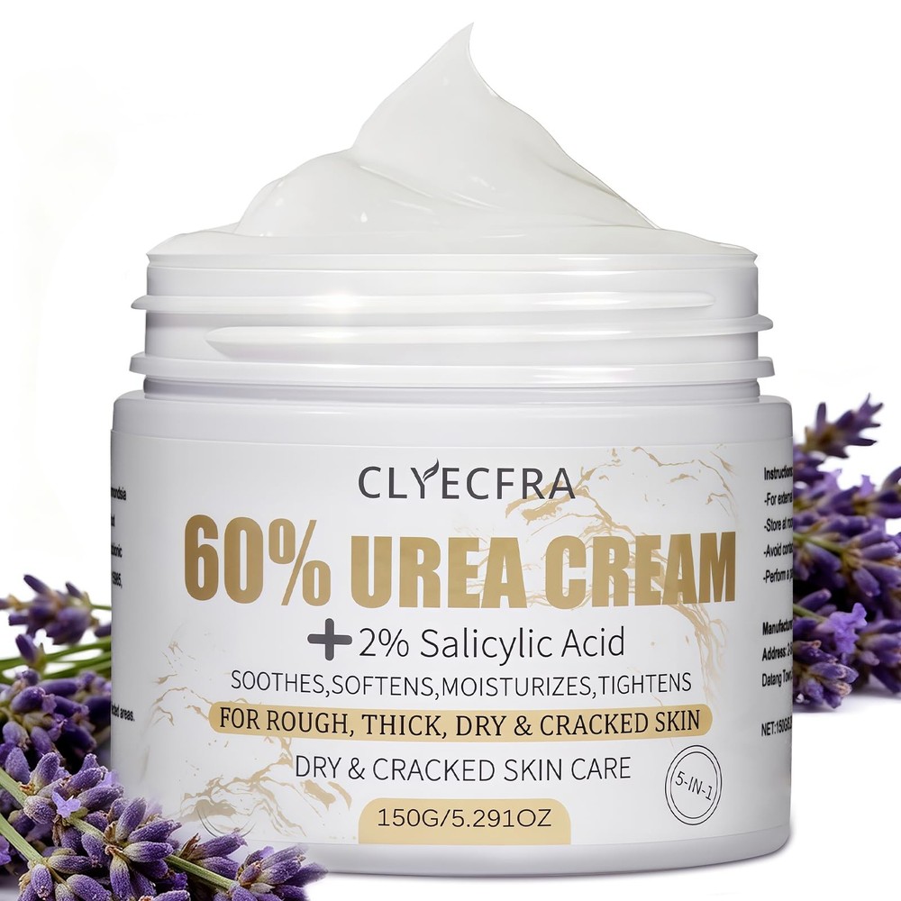 Clyecfra 5-in-1 60% Urea Cream with 2% Salicylic Acid, 60 Percent…