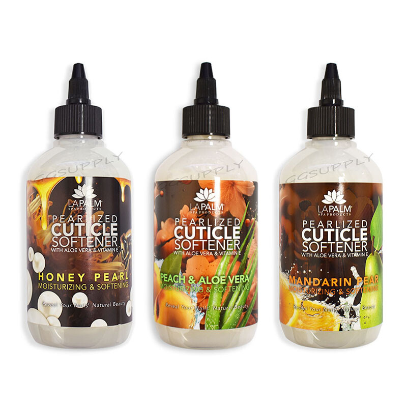 LA PALM Pearlized Cuticle Softener With Aloe Vera & Vitamin E 8oz