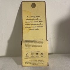 Lemon Butter Cuticle Cream by Burts Bees for Unisex – 0.6 oz Cuticle Cream